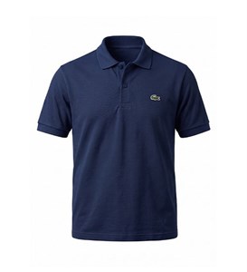 پولوشرت مردانه نرمال ساده جودون پنبه سرمه ای Lacoste کد 50593 - XXXL (پرداخت درب منزل / تخفیف برای پرداخت کارت به کارت)
