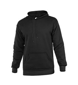 هودی کلاهدار ساده مشکی کد 40581 - L (پرداخت درب منزل / ارسال رایگان یا تخفیف برای پرداخت کارت به کارت)