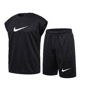 ست وست و شلوارک مردانه باکسی طرح دار اسپان مشکی Nike کد 50426 - XXL (پرداخت درب منزل / ارسال رایگان یا تخفیف برای پرداخت کارت به کارت)