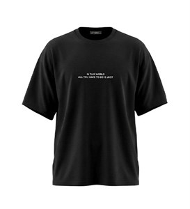 تیشرت یقه گرد مردانه باکسی مشکی ماکان طرح دار کد 49742 - XL (پرداخت درب منزل / ارسال رایگان یا تخفیف برای پرداخت کارت به کارت)