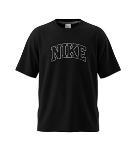 تیشرت یقه گرد مردانه باکسی طرح دار پنبه دو رو مشکی Nike کد 50790 (پرداخت درب منزل / ارسال رایگان یا تخفیف برای پرداخت کارت به کارت)