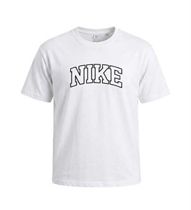 تیشرت Nike یقه گرد مردانه باکسی سفید نخ پنبه طرح دار کد 50106 (پرداخت درب منزل / ارسال رایگان یا تخفیف برای پرداخت کارت به کارت)