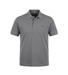 پولوشرت مردانه نرمال ساده جودون پنبه طوسی Lacoste کد 50291 - XXXL (پرداخت درب منزل / ارسال رایگان یا تخفیف برای پرداخت کارت به کارت)
