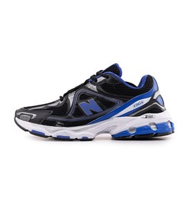 کفش مردانه اسپرت چرم مصنوعی مشکی آبی New Balance کد 50723 - 41 (پرداخت درب منزل / ارسال رایگان یا تخفیف برای پرداخت کارت به کارت)