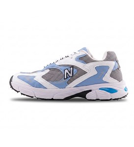 کفش مردانه اسپرت چرم مصنوعی سفید آبی New Balance کد 50682 - 41 (پرداخت درب منزل / ارسال رایگان یا تخفیف برای پرداخت کارت به کارت)