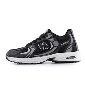 کفش مردانه اسپرت چرم مصنوعی مشکی New Balance کد 50717 (پرداخت درب منزل / ارسال رایگان یا تخفیف برای پرداخت کارت به کارت)