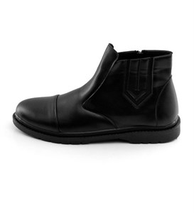 نیم بوت چرم مصنوعی مردانه مشکی Batis زیپ دار کد 39150 - 40 (پرداخت درب منزل / ارسال رایگان یا تخفیف برای پرداخت کارت به کارت)