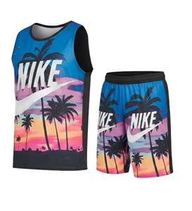 ست رکابی و شلوارک مردانه Nike یقه گرد کد 49457 (پرداخت درب منزل / ارسال رایگان یا تخفیف برای پرداخت کارت به کارت)