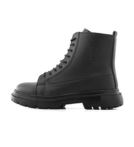 نیم بوت چرم مصنوعی مردانه مشکی bershka زیپ دار کد 48972 - 40 (پرداخت درب منزل / ارسال رایگان یا تخفیف برای پرداخت کارت به کارت)