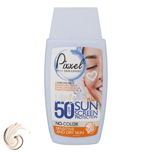 کرم ضد آفتاب پیکسل پوست خشک و حساس 50 میلی لیتر SPF50 بدون رنگ