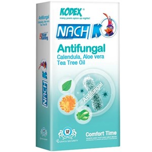کاندوم ناچ کدکس (kodex) مدل Antifungal بسته 12 عددی