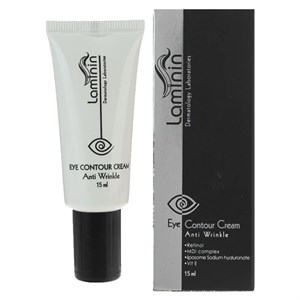 کرم دور چشم لامینین مدل Anti Wrinkle، مرطوب‌کننده، محو کننده چروک و تیرگی، حاوی رتینول، ویتامین E، هیالورونیک اسید و MDI کمپلکس، حجم 15 میلی‌لیتر