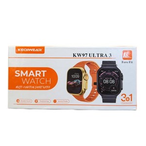 ساعت هوشمند kw97 ultra3 به همراه سه عدد بند