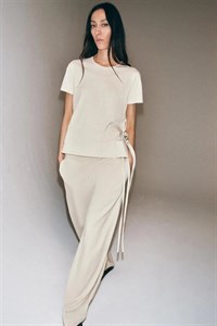 شلوار راست‌تن بند‌دار Zara