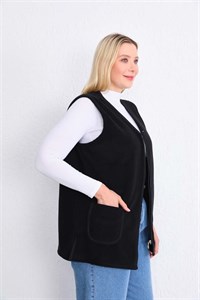 جلیقه زنانه بافتنی Kardelen Butik Umraniye مشکی