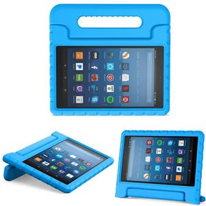 MoKo Case for All-New Fire HD 8 2017 / Fire HD 8 2016 - Kids Shock Proof Convertible Handle Light Weight Super Protective Stand Cover for Amazon Fire HD 8 (7th Gen, 2017 / 6th Gen, 2016), BLUE 