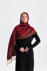شال زنانه بافتنی Chale قرمز