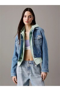 کت جین زنانه Calvin Klein آبی