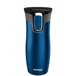 Contigo AUTOSEAL West Loop Vaccuum-Insulated Stainless Steel Travel Mug, 16  oz, Biscay Bay