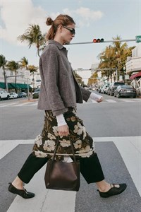 بوت مردانه چرمی Zara مشکی
