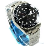 40mm Parnis Black dial Sapphire Glass Ceramic Bezel red GMT Automatic Mens Watch 