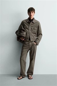 کت جین مردانه Zara سبز