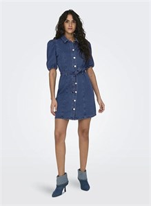 لباس زنانه ماوی ONLVIBBE SS BELT DNM DRESS NOOS