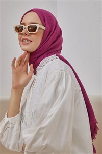 شال زنانه بافتنی قرمز