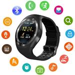 SEPVER Smart Watch SN05 Round Bluetooth Smartwatch with SIM Card Slot Compatible with Samsung LG Sony HTC HUAWEI Google Xiaomi Android Smart Phones for Women Men Kids Boys Girls (Black)