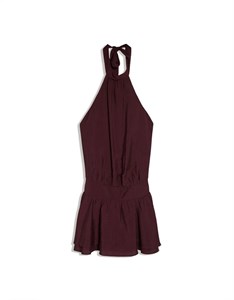 پیراهن مینی یقه هالتر Bershka زنانه