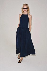 پیراهن هالتر یقه ZW Collection Zara زنانه