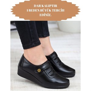 کفش کلاسیک زنانه سیاه ارتوپدی KAOF Shoes