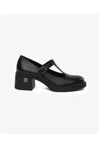 کفش کلاسیک زنانه چرم اصل مشکی 5K2UA59303