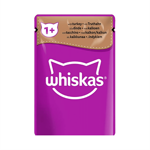 پوچ گربه ویسکاس Whiskas با طعم بوقلمون