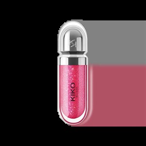 لیپ گلاس شاین دار و براق کیکو Kiko مدل 3D Hydra Gloss رنگ Sparkling Strawberry شماره 10 