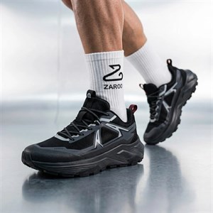 کفش کتونی مردانه زاروو Zaroo رنگ مشکی طوسی کد 2621