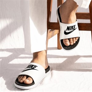صندل دمپایی مردانه نایک nike slipper رنگ سفید کد 1603