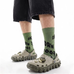 کراکس دمپایی مردانه مدل جولی CROCS JULY رنگ کرم سبز کد 2822