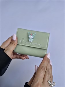 کیف پول زنانه فانتزی عروسکی مدل مینیمال چرمی کد 36