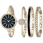 Anne Klein Women's AK/1470 Bangle Watch and Bracelet Set