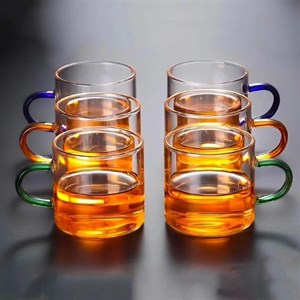 شات پیرکس دسته رنگی گودمورنینگ دبل شش عددی