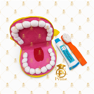 عروسک دستکشی آموزش مسواک زدن