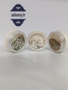 دیزاین شاتر کروم پولکی کاشت ناخن
