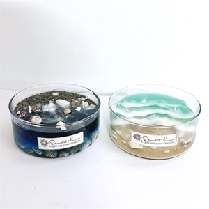 شمع ساحل دستساز و معطر - خرید مستقیم از تولیدکننده