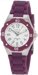 Invicta Women's 1615 Angel White Dial Grape Silicone Watch