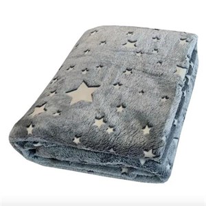پتو مسافرتی 1 نفر مدل ستاره باران کهکشانی سایز 150x200 سانتی‌متر