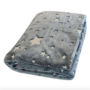 پتو مسافرتی 1 نفر مدل ستاره باران کهکشانی سایز 150x200 سانتی‌متر