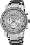 Akribos XXIV Men's AK439SS Grandiose Diamond Chronograph Watch