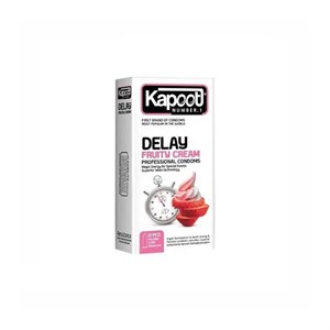 کاندوم تاخیری میوه ای Delay Fruity Cream کاپوت 12 عددی