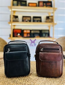 کیف دوشی چرمی مردانه هیوا 3